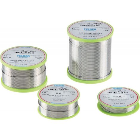 Filo Di Saldatura Ra Sn95,5Ag3, 8Cu0,7, D 1,5 Mm 1000 G