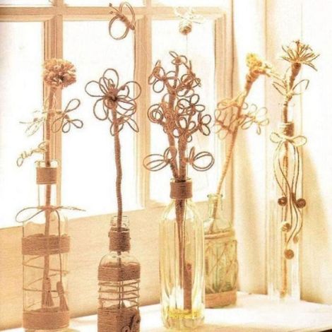 Fleurs en Toile de Jute, Toile (1/4)