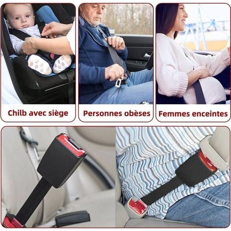 Autosicherheitsgurtverlängerung, Zubehör für die Autosicherheitsgurtverlängerung, passend für die meisten Autos, 25 cm (1/4)