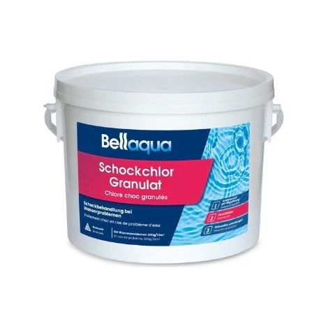 Bellaqua Chlore Choc Granulés - 3 kg (1/5)