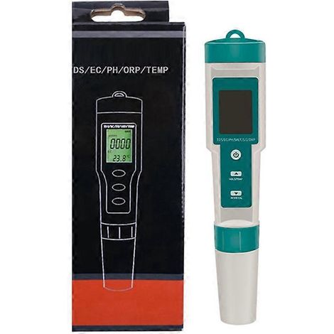 7-in-1-Wasserqualitätsmessgerät C-600: pH/TDS/EC/ORP/Salzgehalt/SG