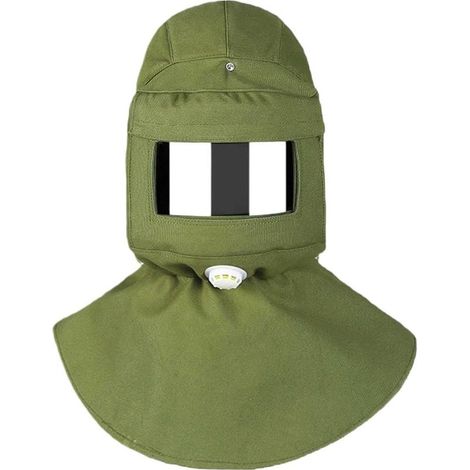 Visière de protection pour le travail, anti-buée, anti-cendres volcaniques, protection du visage, barrière peau et cheveux, lieux d'incendie, de secours, de survie et d'aventure en plein air (1/5)