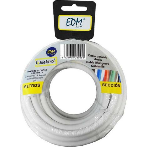 Avvolgicavo coassiale schermato in alluminio da 25 m EDM (1/2)