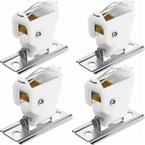 Serrure de cordon pour store romain 4 pièces pouvant contenir jusqu'à 3 cordons (1/5)