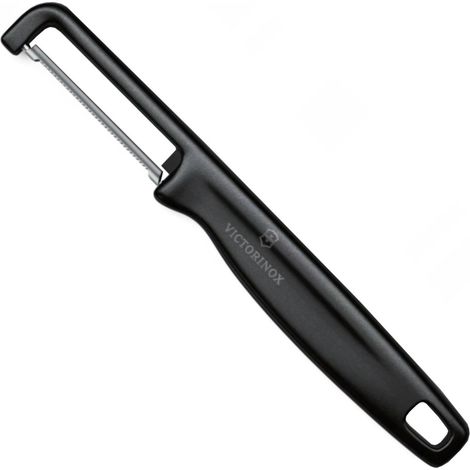 Pelador universal Iota con hoja dentada, longitud 165 mm - negro