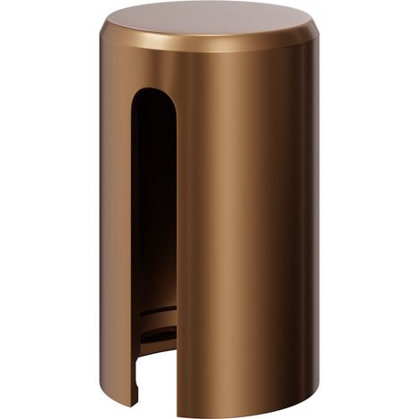 Dias Colore Brushed Bronze 25mm Hex Electric Heating Element Cover Cap
