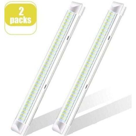Reglette Led 108 LED, 12V DC Barre lumineuse LED, Brillant 700LM Éclairage pour Camping-Car avec Interrupteur ON/OFF, Universelle Éclairage Ruban Led Intérieur pour Placard, Voiture,Cuisine (1/4)