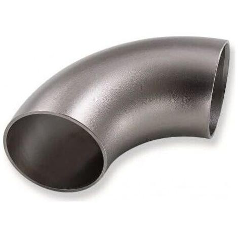 1 Coude Inox Ø 38 mm, Épaisseur 1,5 mm, Angle 90°, Acier 304L, Pour Tuyauterie Industrielle