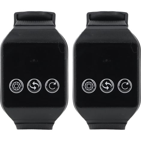 Système d'appel sans fil pour restaurants, hôpitaux et hôtels : 2 récepteurs montre et 1 téléavertisseur à bouton. (1/5)
