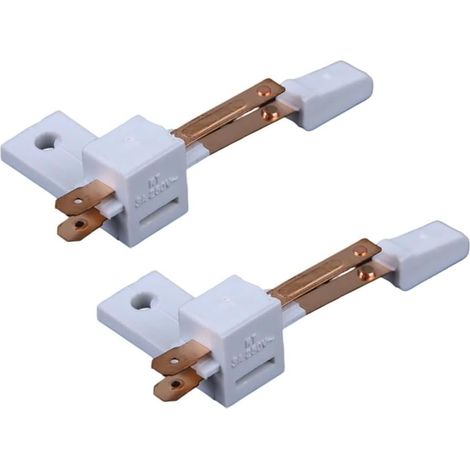 Set of 2 white plastic washing machine lid switches (1/5)