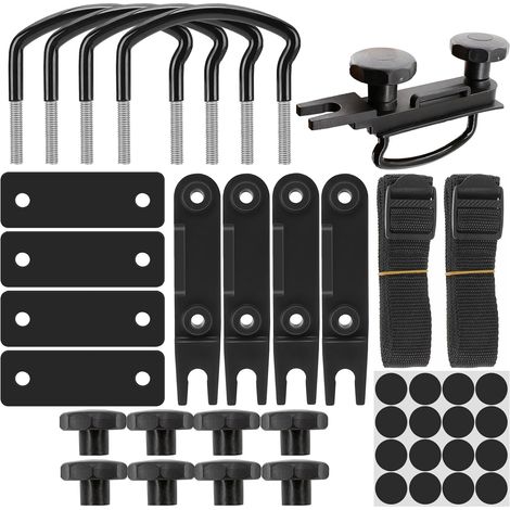 4-teiliges U-förmiges Dachbox-Montageset, Dachbox-Montageset, Dachbox-Montagesatz, für Auto, Transporter (1/5)