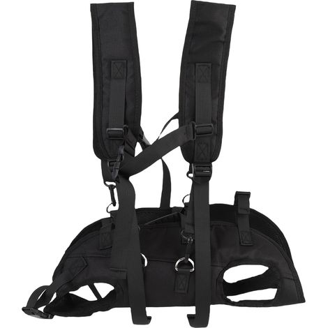 Sac à dos de transport en maille respirante pour chien, sac de poitrine avant pour animal de compagnie, Portable, pour voyage, randonnée, cyclisme en plein air L (1/5)