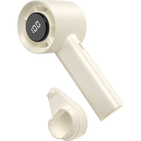 Mini ventilateur portable à main USB rechargeable silencieux, vitesse réglable, refroidisseur personnel compact pour voyage vacances bureau et extérieur (1/4)