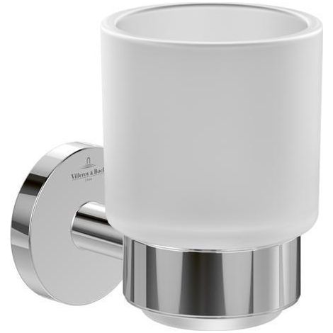Villeroy & Boch Portaspazzolino da parete -Cromo