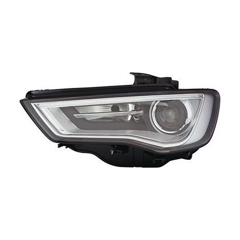 Phare avant gauche bi-xénon chromé Audi A3 et A3 Sportback 8V phase 1 2012-2016