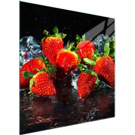 Piastra protettiva in vetro per piano cottura 50x52 Frutta (1/5)