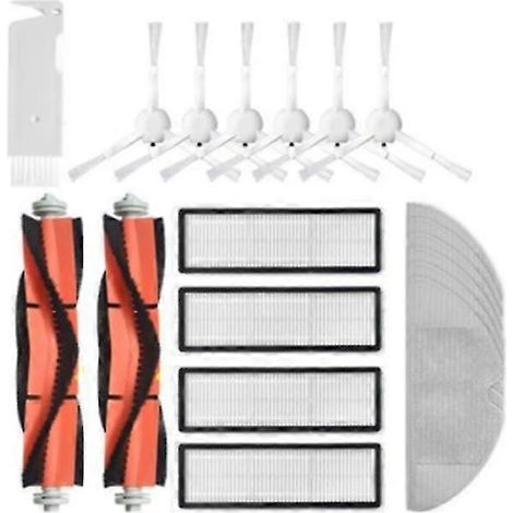 KINCJON 1 Rouleau principal + Brosse latérale + Filtre HEPA + Chiffon de nettoyage compatible avec le robot aspirateur-serpillère 1C 1 C Sweeper C (1/4)