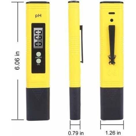 Professionelles pH-Messgerät mit automatischer Kalibrierungsfunktion und einem Messbereich von 0,00–14,00 für Trinkwasser, Aquarien, Hydrokulturen und Schwimmbäder. (1/3)