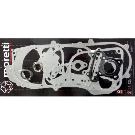 Dichtungen - kompletter Motordichtungssatz für 50ccm 4T Roller (Motordeckellänge: 400 mm) (1/3)
