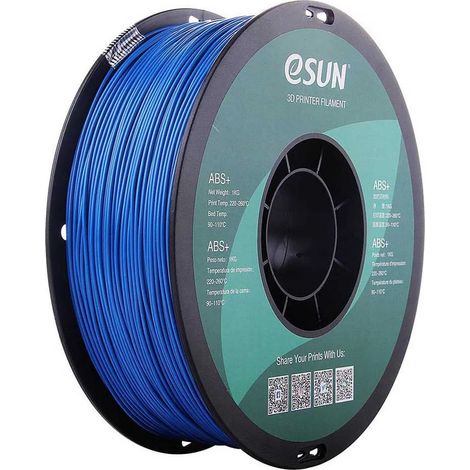 Filamento impresora 3D esun abs+ alta resistencia adhesión capa (1/3)
