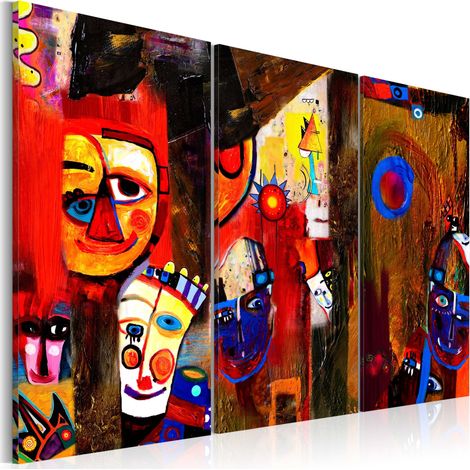 Quadro dipinto - Abstract Carnival - 120x80 (1/4)