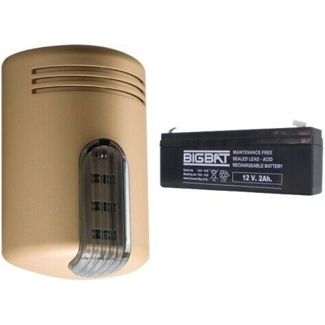 Venitem sirena Bronzo/Fume Anti Schiuma 12V + Batteria - DOGE LS 20.202.154