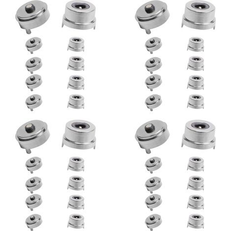 40X Connecteur à Broche Pogo à Ressort MagnéTique Broche à Ressort 2 PôLes Alimentation de Charge Mâle Sonde à Souder et PCB (1/5)