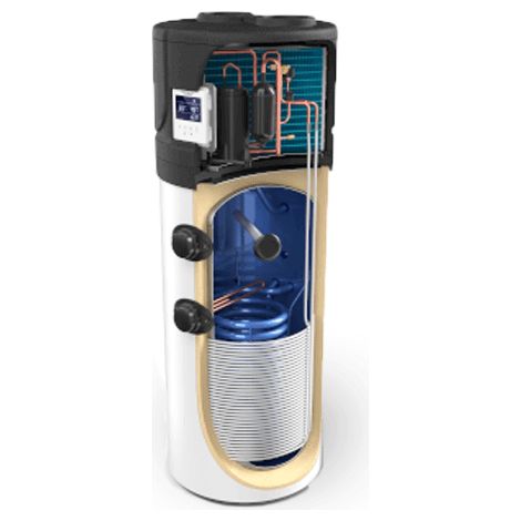 Chauffe-eau thermodynamique 200L/260L – Échangeur intégré – Classe A+ – Isolation PU rigide 50mm – Résistance 1,5 kW - OU 260 L