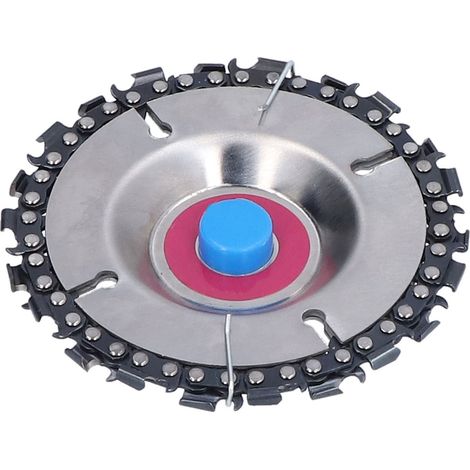 Disque scie circulaire 22 dents 4 pouces inox, meuleuse angulaire accessoire 14000tr/min, lame acier inoxydable violette pour bois et métaux. (1/5)