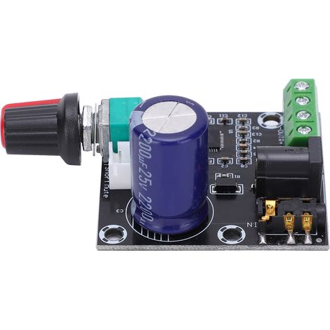 Module de carte amplificateur double canal 15 W x 2 HD haute puissance PAM8610 12 V pour tests DIY (1/5)