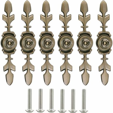 Green Mobility-Boutons et poignées de meubles,6 Pièces Boutons de Porte Bouton de Tiroir Poignee de Meuble Tirage pour Armoire avec Vis (1/4)