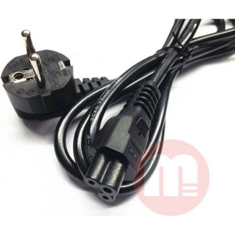Cordon Alimentation PC Portable - Prise Europe - 1,2 M - Cuivre - Tri-polaire
