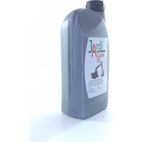 Huile hydraulique Iso HV46 professionnelle Jardiaffaires 1 litre