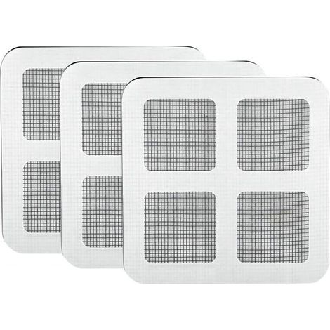 10er-Pack Fliegengitter-Flicken, Moskitonetz-Reparaturflicken, für Löcher und Risse, 10 x 10 cm (1/4)