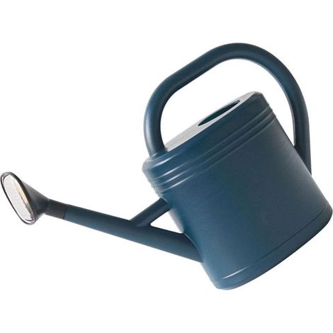 1 x 8-Liter-Gießkanne aus Kunststoff, mit verlängertem Ausguss und Brausekopf, großem Wasserreservoir für die Gartenarbeit in der Stadt und auf Balkonen