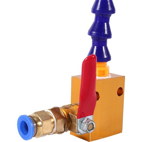 Accessoires pour machines à graver : tuyau d’eau de refroidissement pour buse universelle, vanne à double tuyau (1/3)