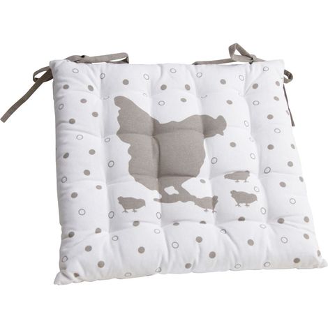 Coussin de chaise Poule