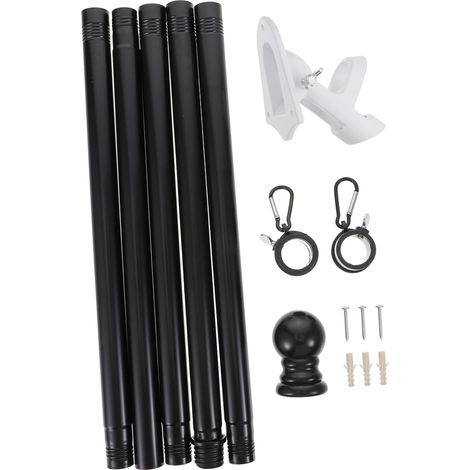 M t de Drapeau Ext rieur avec Support Aluminium Rotatif (1/5)