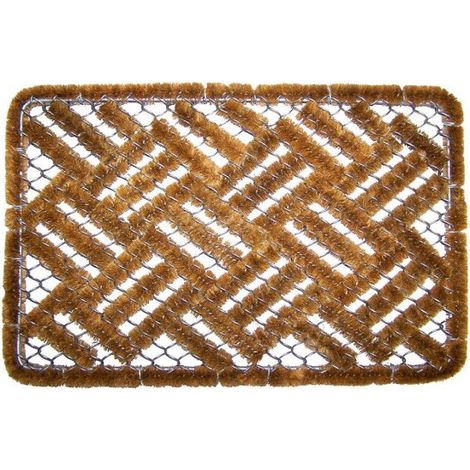 Alfombra para limpiar los pies de coco Teckland 40 x 60 cm - Btb