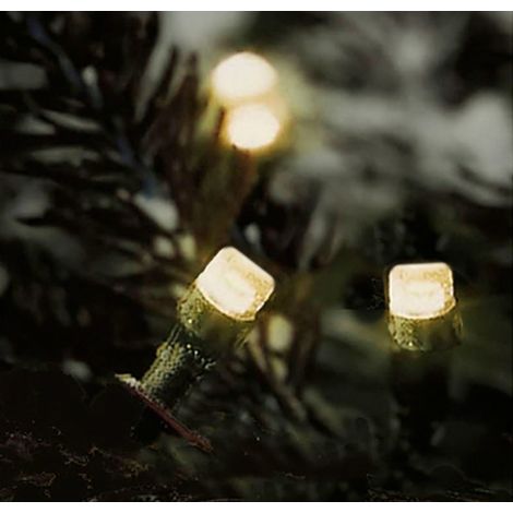 LED-Lichterkette mit Timer und Fernbedienung 3m 40 LEDs Warmweiß (1/2)