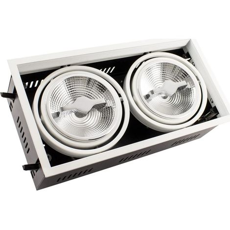 Foco Downlight LED 30W Regulable Kardan AR111 Corte 315x165 mm No Flicker 4000K Blanco Neutro (1/4)