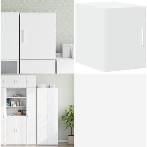 Wandschrank Weiß 30x42,5x40 cm Holzwerkstoff - Wandregal - Hängeschrank - Regal - Stauraum - Dekoration - Home & Living