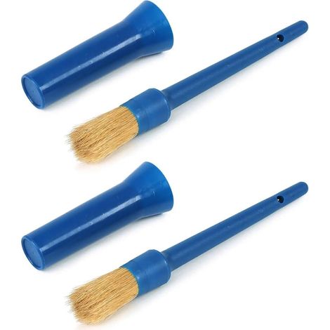 2pcs Horseshoe Brush Hoof Care Brush Pig Hair with Hood (1/5)