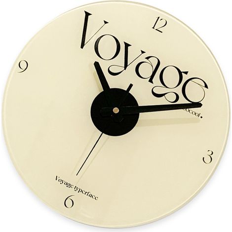 Horloge murale design 30 cm verre décoratif style nordique précise pour chambre salon bureau BL088 (1/5)