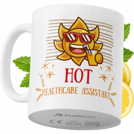 Lustige Tasse für Pflegehelfer/innen – Kaffee- oder Teetasse mit witzigem Textdesign – ideal für Geburtstage, Namenstage, Feiertage und besondere Anlässe. Hochwertige Tasse für Zuhause, Büro und Arbei (1/5)