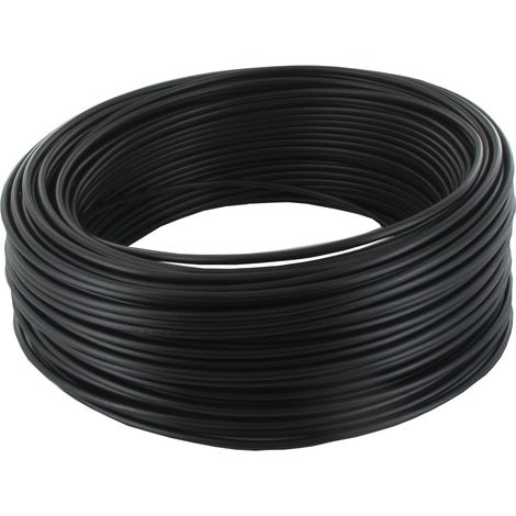 Fil électrique Souple De Couleur Noir. Section 1,5mm² - L: 50m. (1/2)
