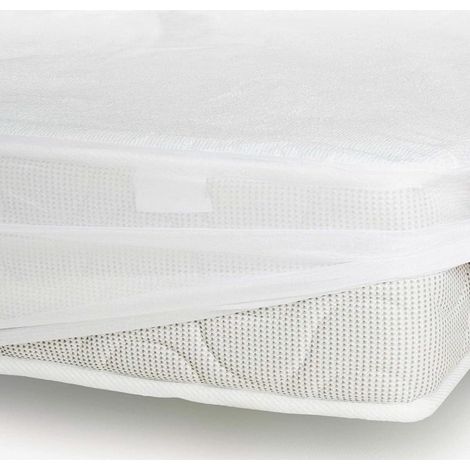 Protège Matelas 100% Coton Molleton 160 x 200 cm + 25 cm (1/5)