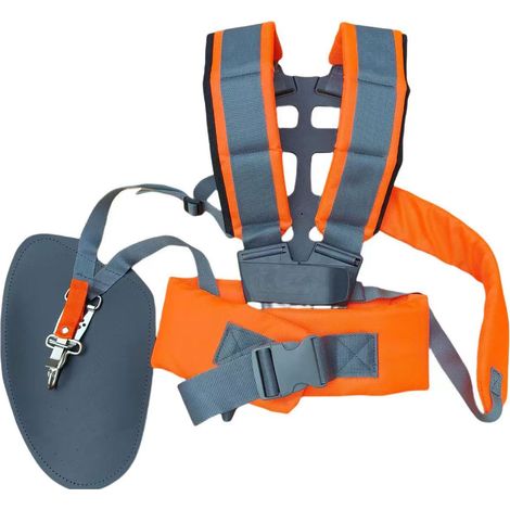 Lntyq Harnais Effort réglable Confortable,Harnais à Epaule Pratique Confort Pour Débroussailleuse Tondeuse à Gazon Universal Machine De Jardin Accessoire,3650cm (1/3)
