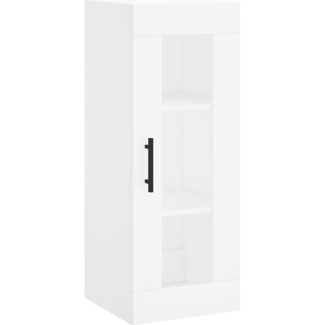Maison Exclusive - Armario de pared blanco 34,5x34x90 cm (1/5)