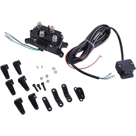 Voici un titre produit optimisé en français (moins de 190 caractères) :
Relais solénoïde contacteur treuil 12V 250A pour ATV, avec interrupteur à bascule et pouce – Kit combo complet (1/4)